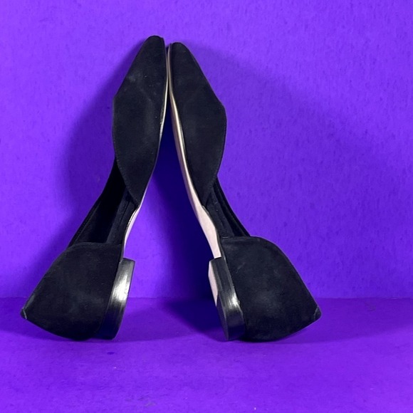 Walking‎ Cradles Women's Black Suede Pointed Toe Flats Shoe Size 7.5-NEW - Picture 6 of 8
